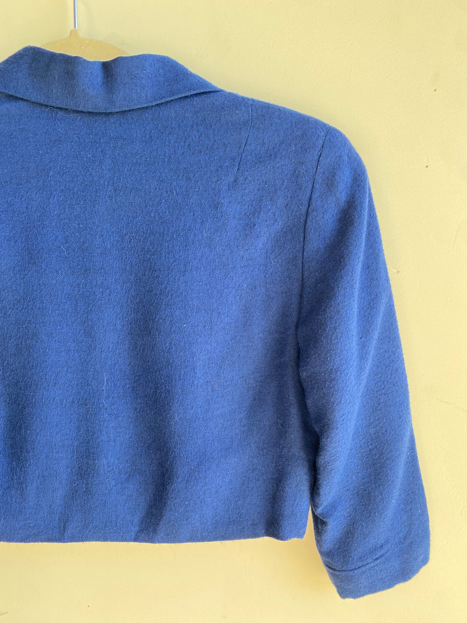 1940s Blue Cropped Jacket
