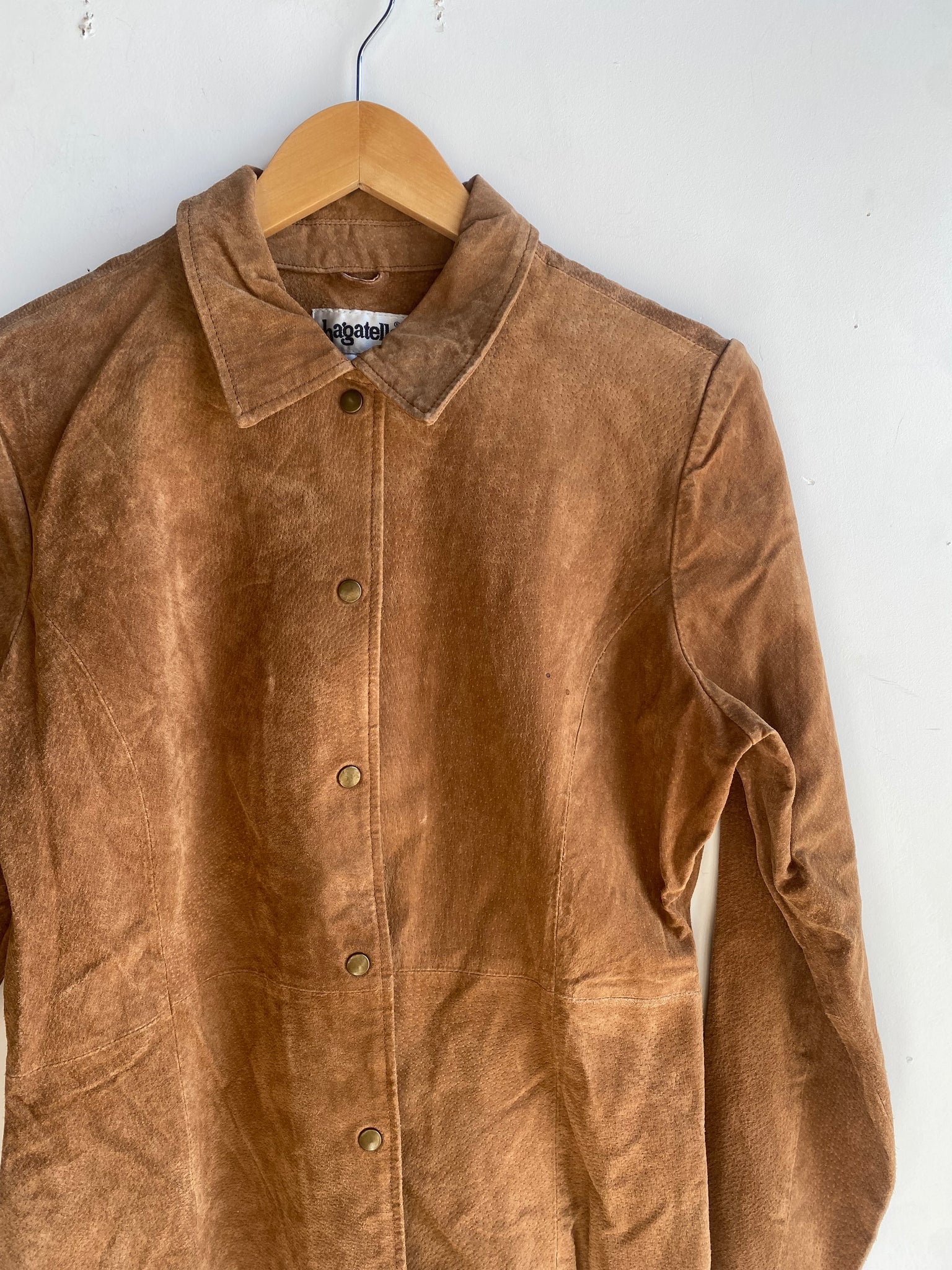 Y2K "Bagatelle" Suede Leather Jacket