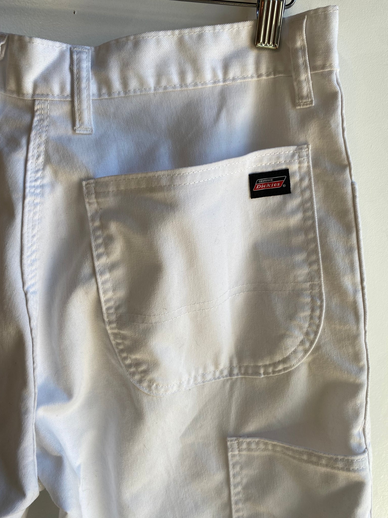 White Dickies Carpenter Shorts