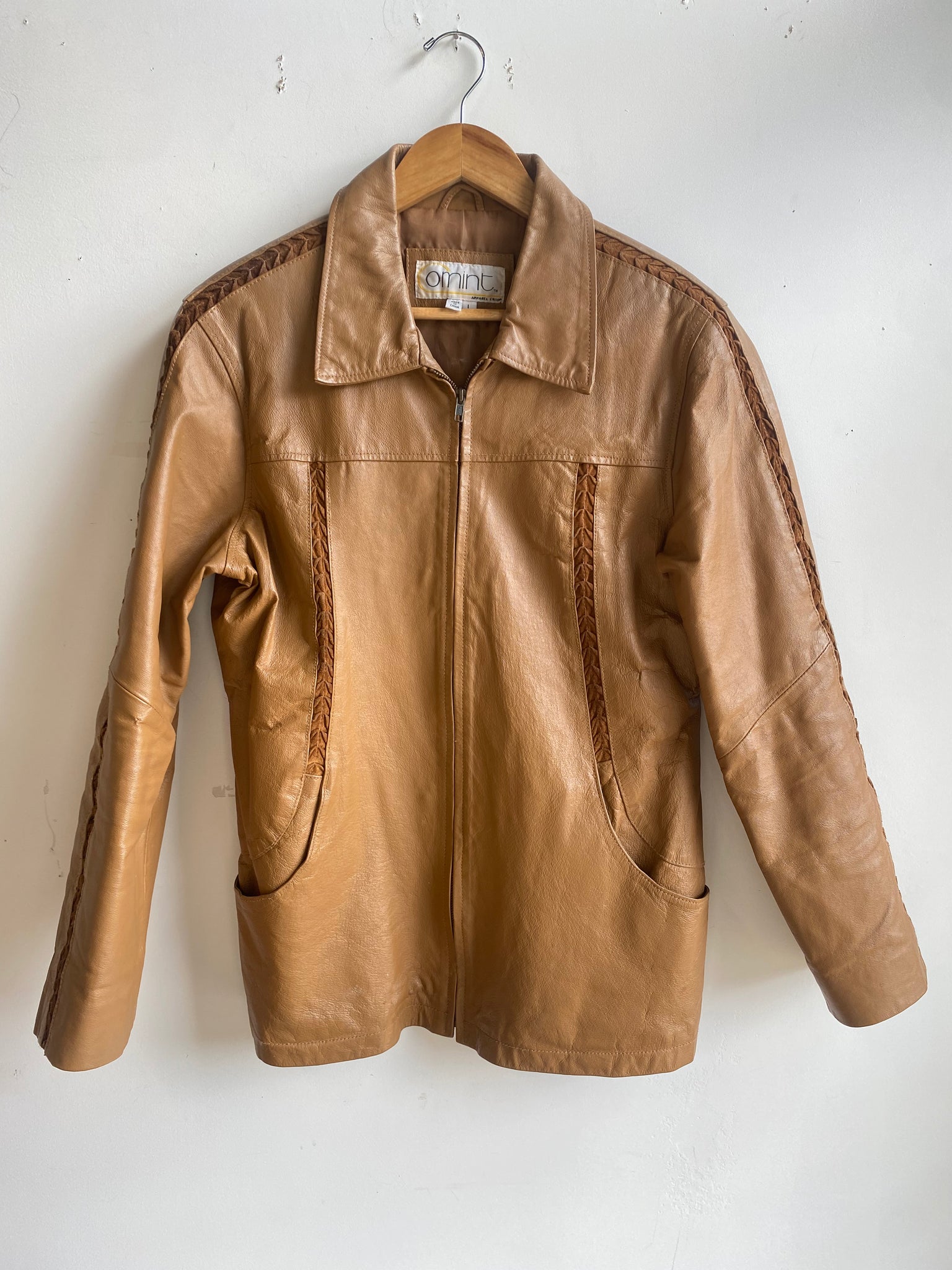80s "Comint" Leather Jacket