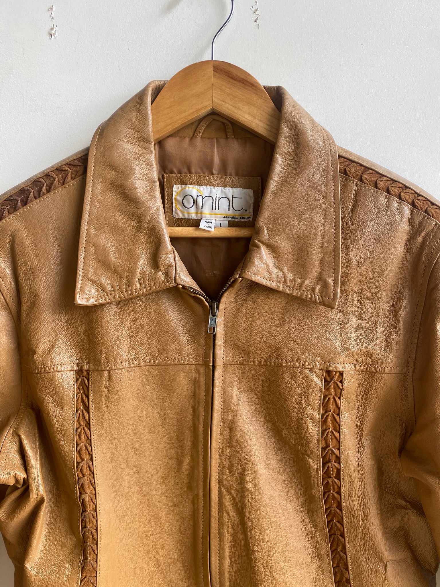80s "Comint" Leather Jacket