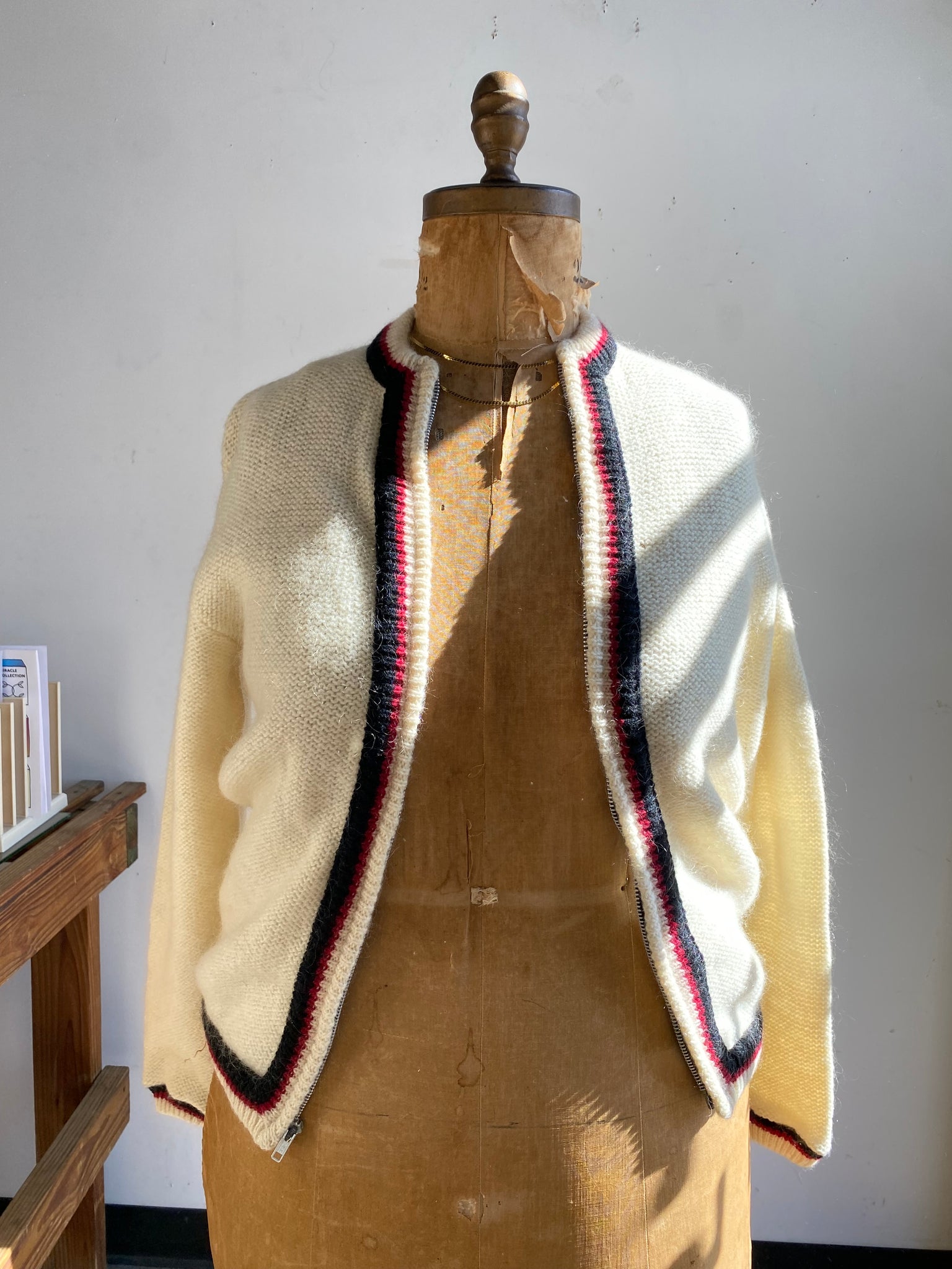 60s "McBriar" Wool and Mohair Knit Sweater