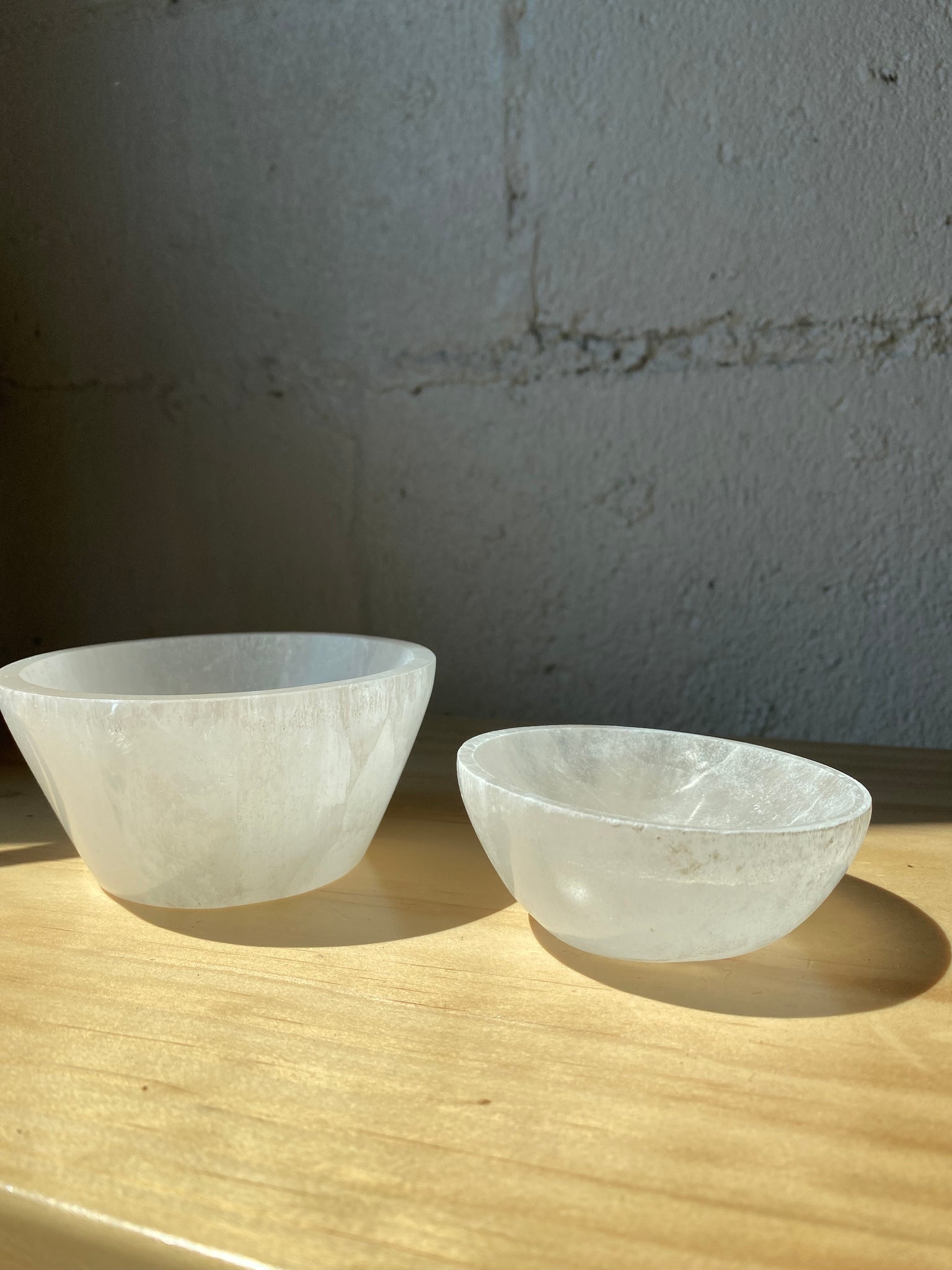 Selenite Charging and Cleansing Bowls