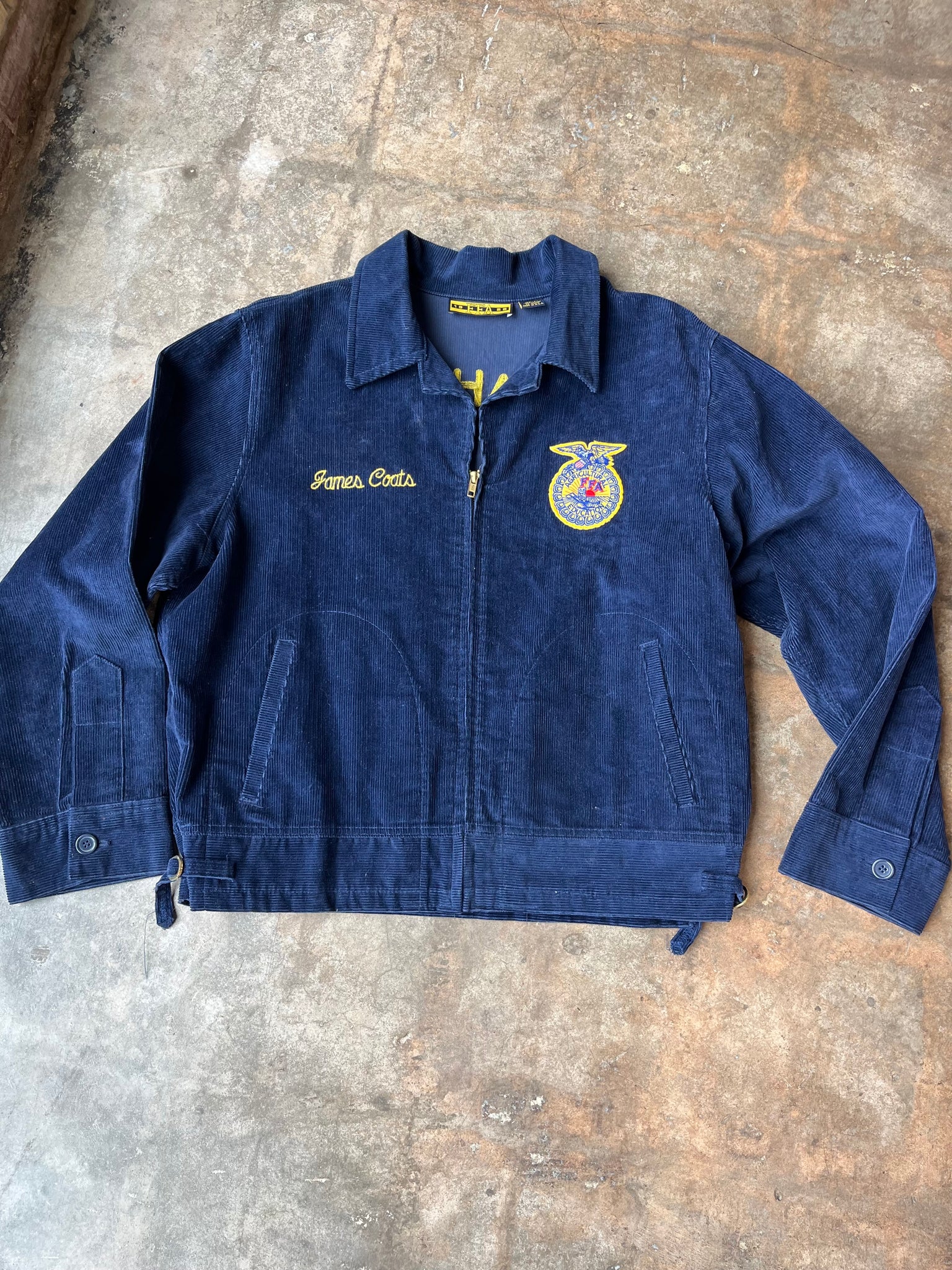 Rare 80s Oklahoma FFA Chain-stitched Cord Jacket – Jo & June Vintage