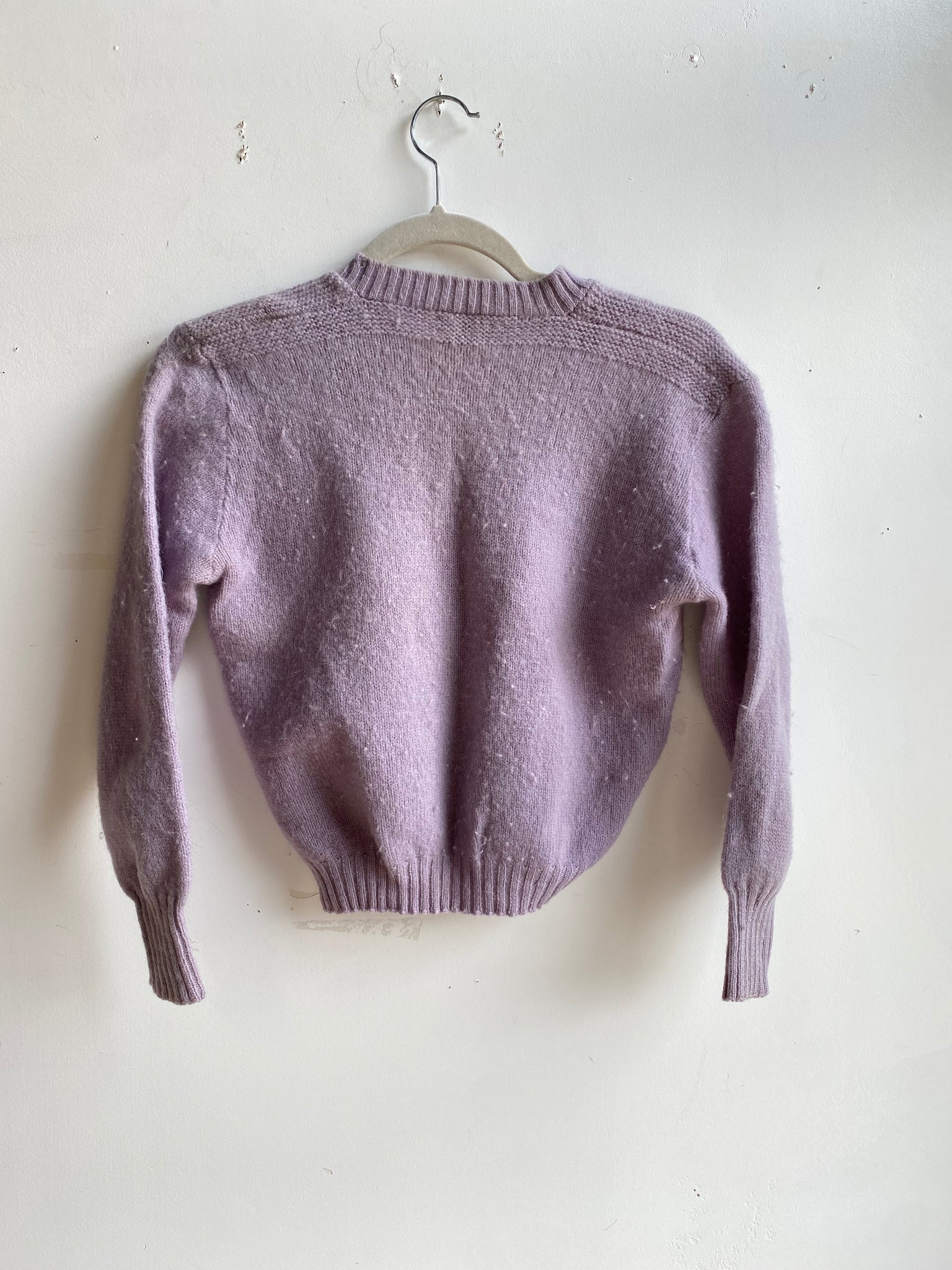 50s Lavender "Sears" Wool and Mohair Pullover