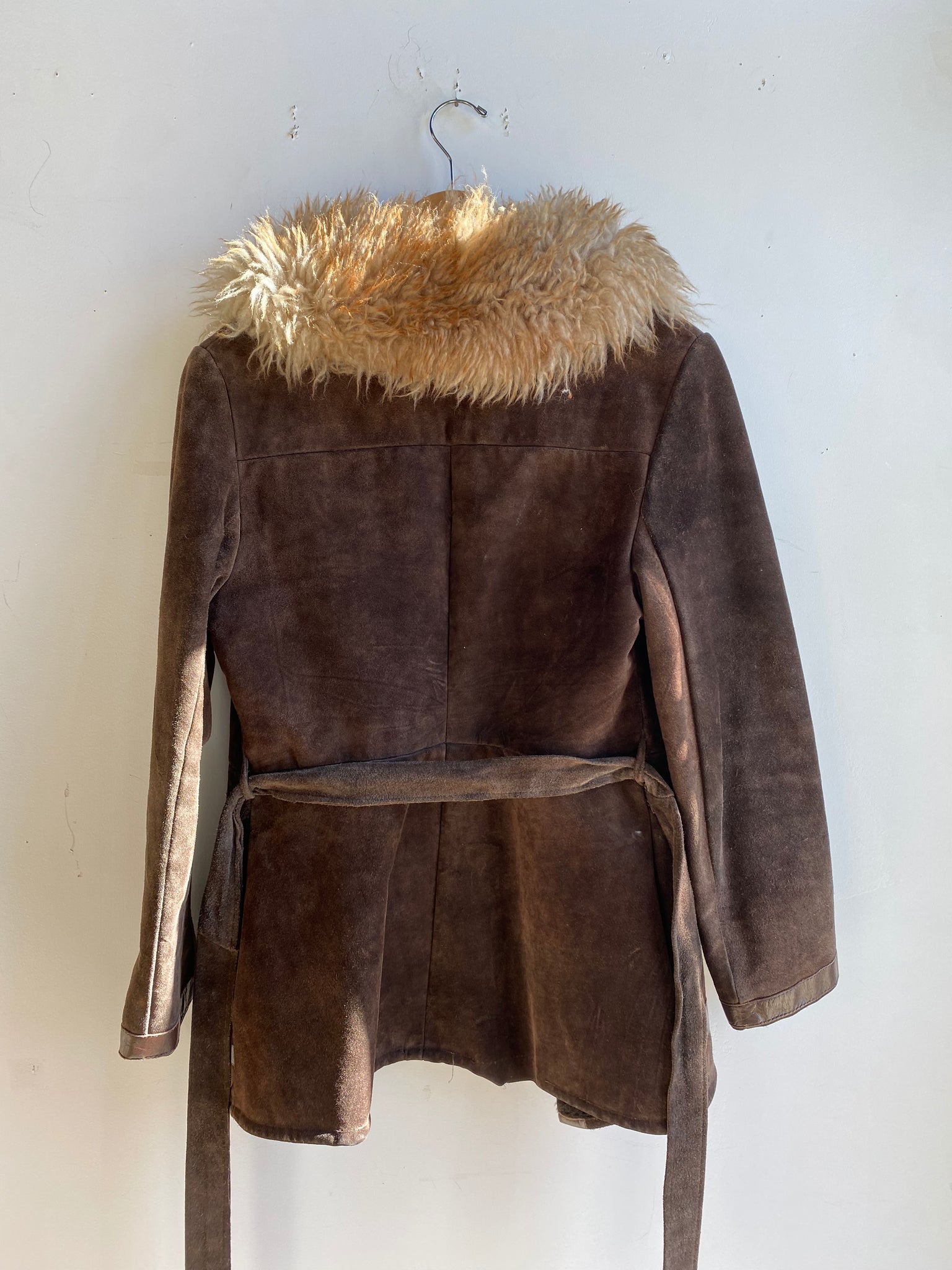 70s Sheepskin and Leather Penny Lane Coat