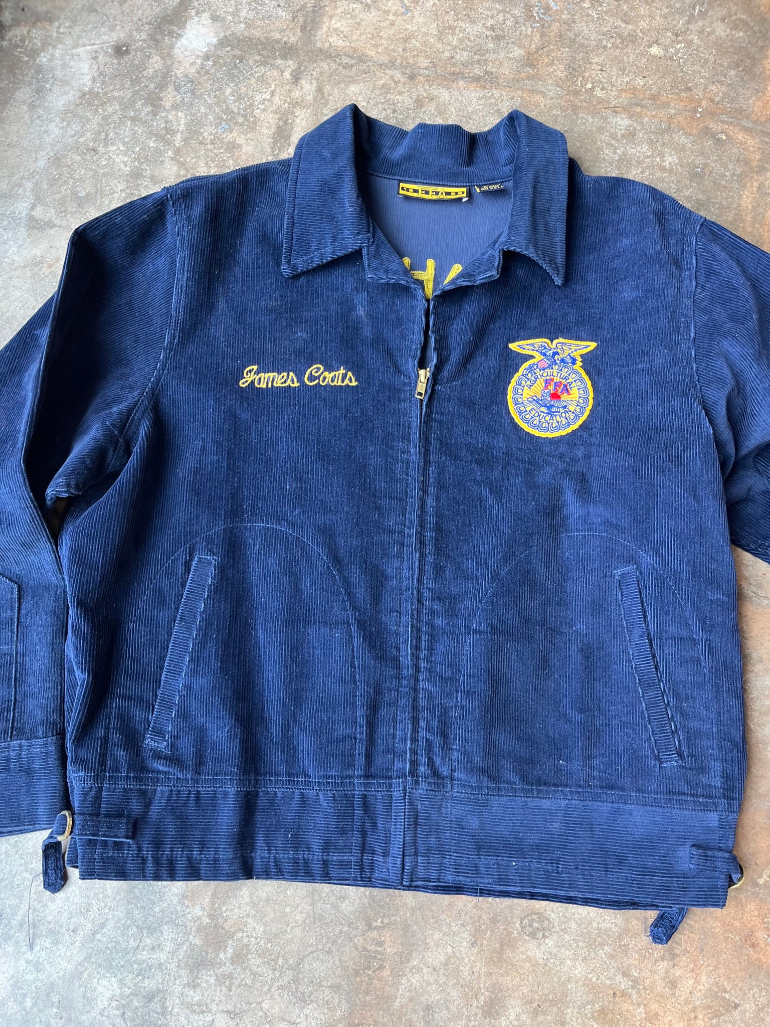 Rare 80s Oklahoma FFA Chain-stitched Cord Jacket – Jo & June Vintage