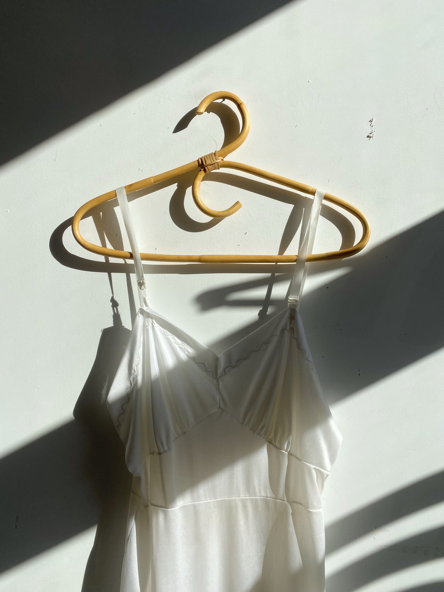 Vintage Rattan Clothing Hanger