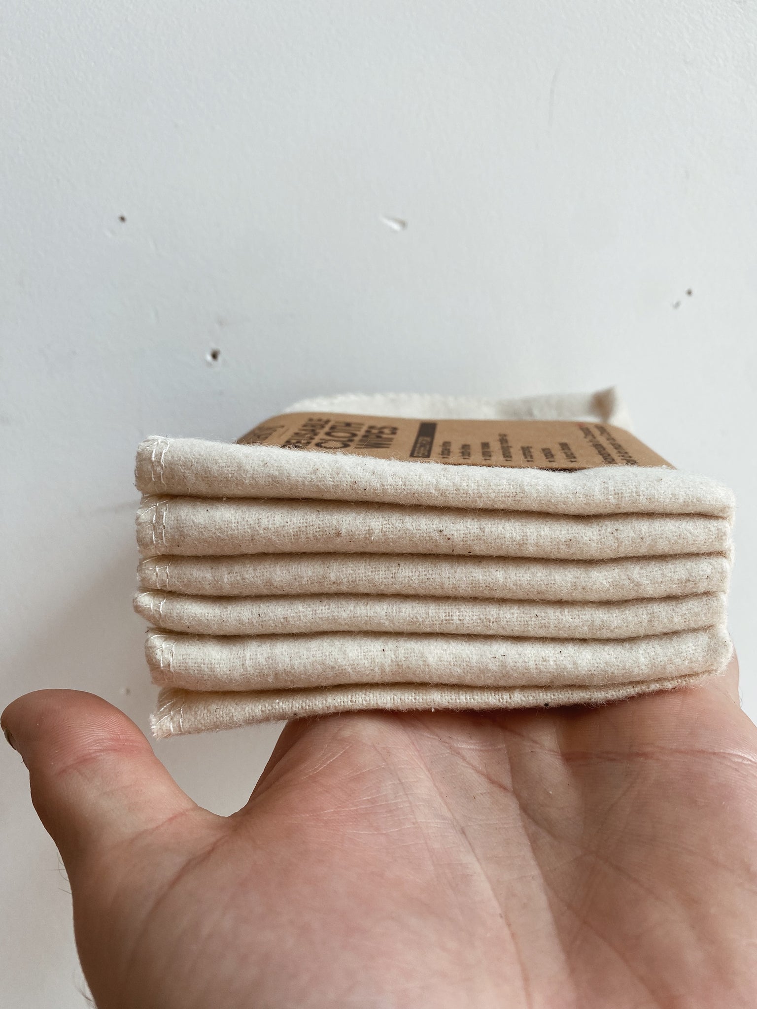 Reusable 100% Cotton Wipes Set of 10