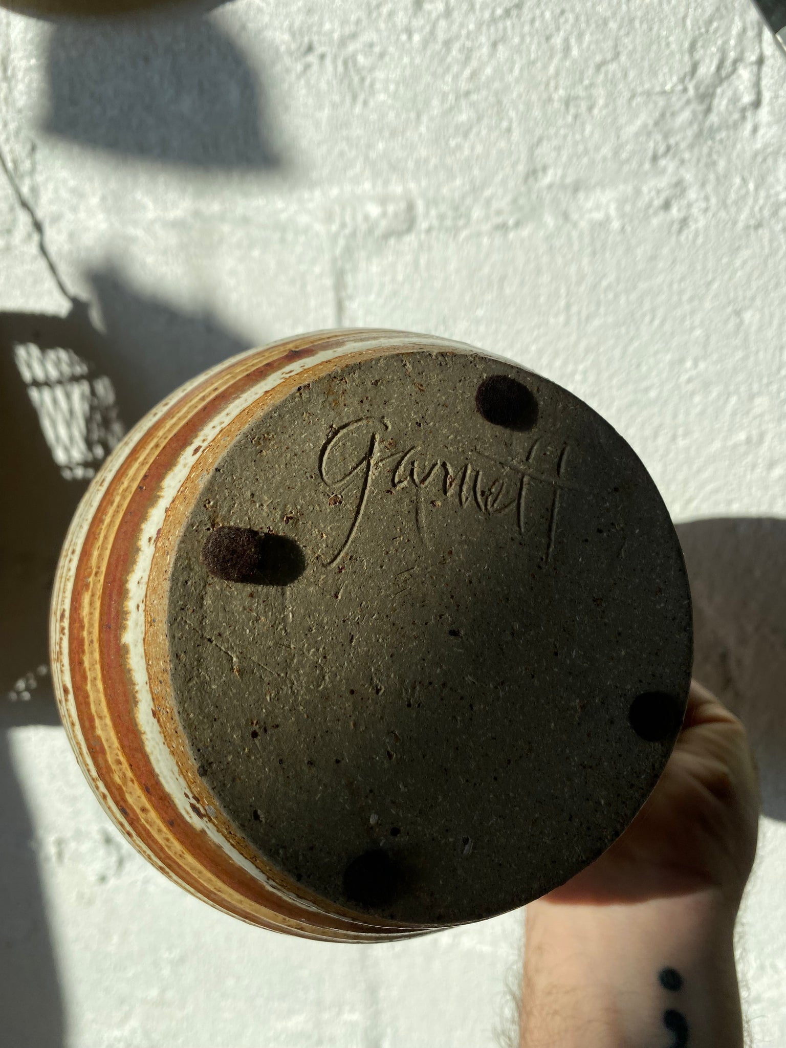 Large Vintage Stoneware Pitcher