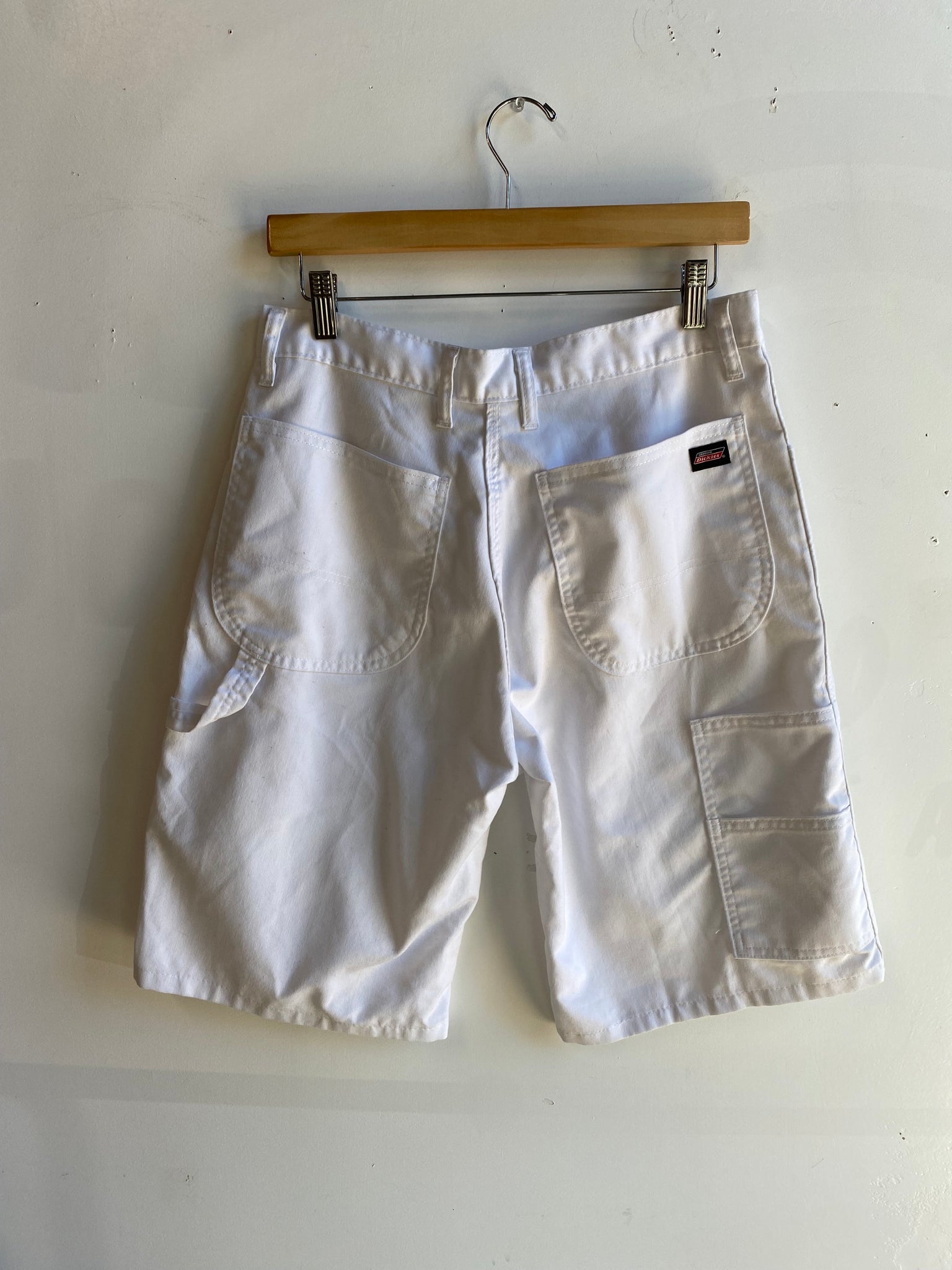 White Dickies Carpenter Shorts