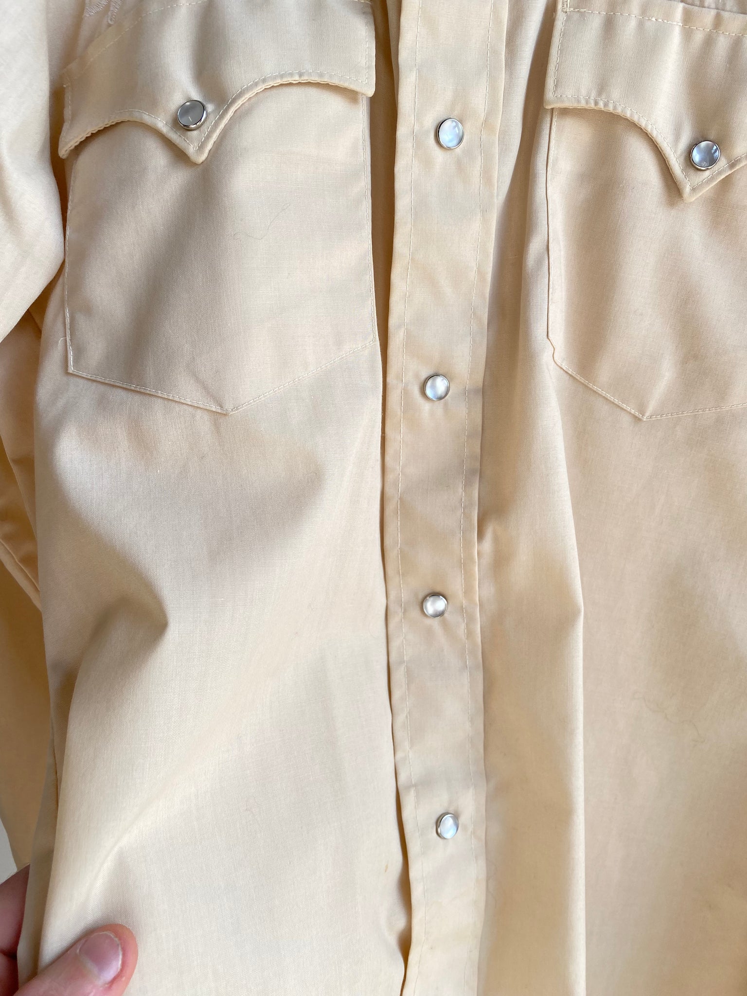"Montgomery-Ward" Embroidered Western Pearl Snap
