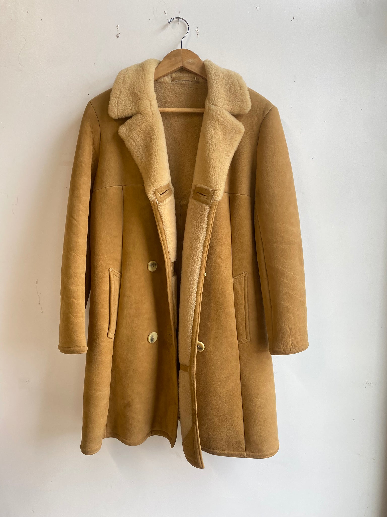 70s "Sheplers" Sheepskin Coat