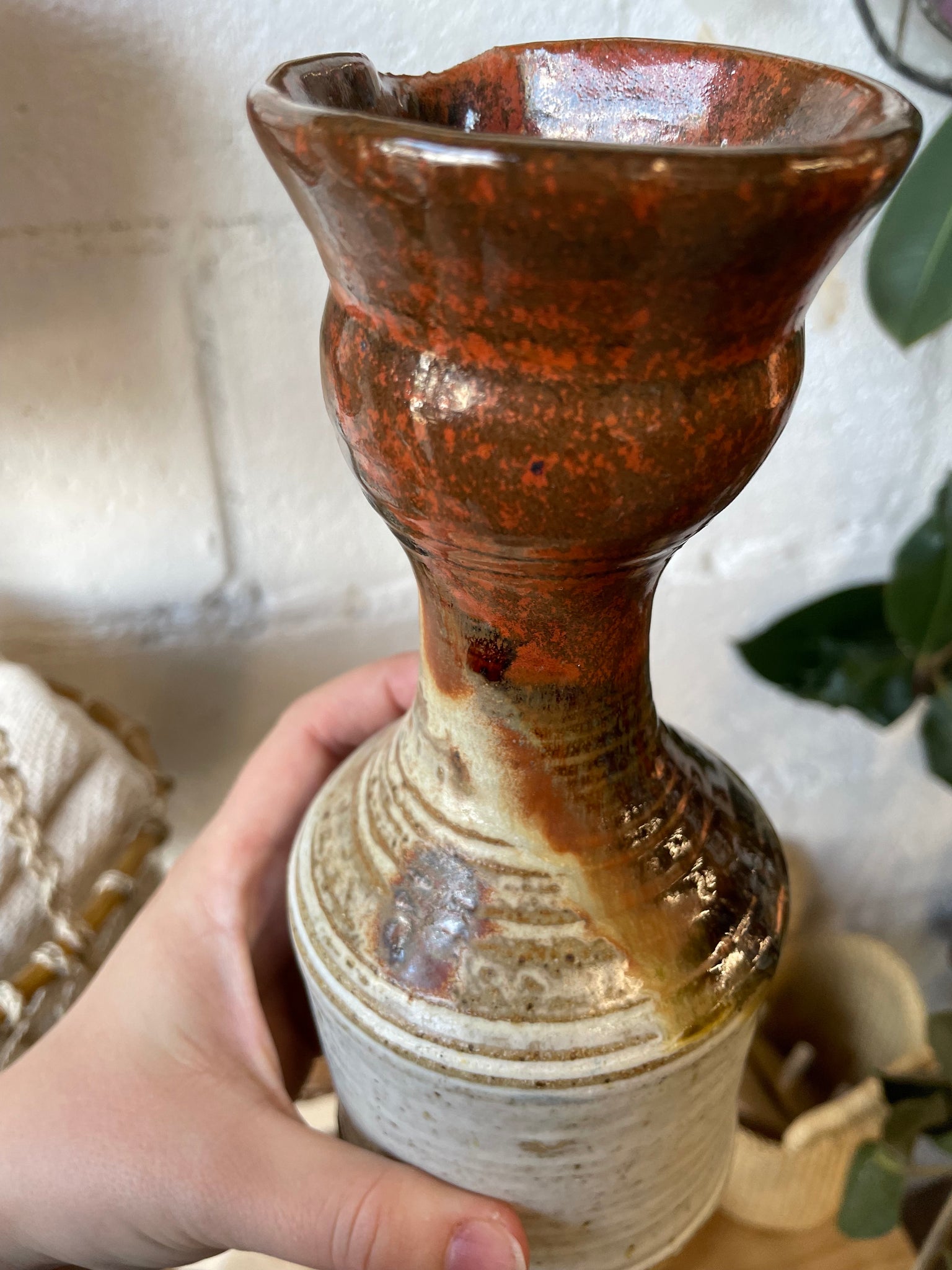Handmade Pottery Drink Carafe