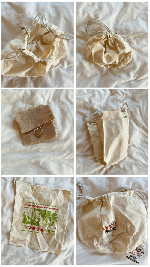 Organic Cotton Bags- Assorted Sizes/Types