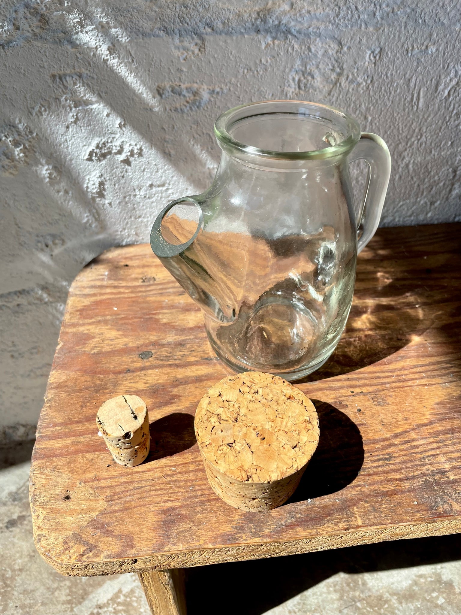 Cork Top Small Pitcher