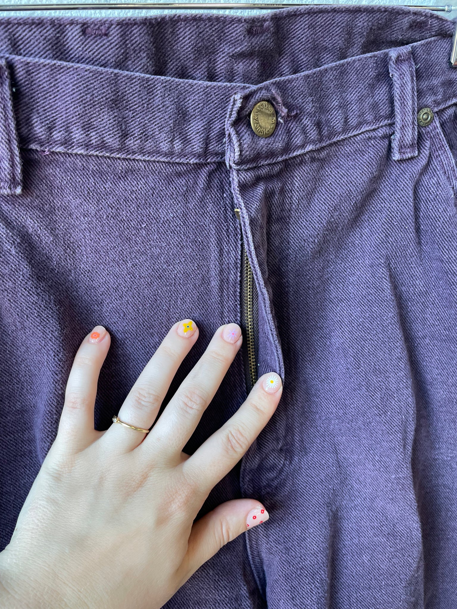 Vintage Purple Wrangler Shorts