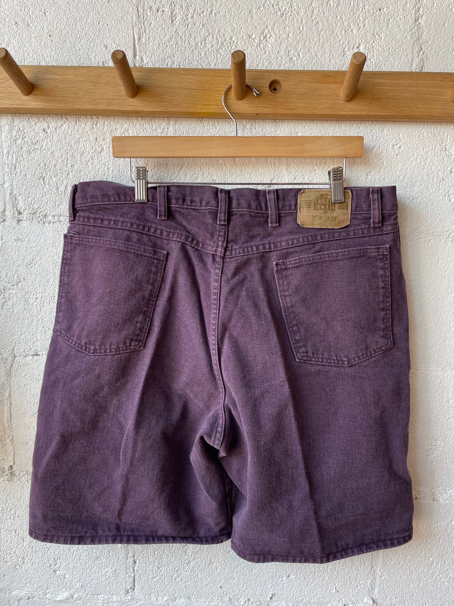 Vintage Purple Wrangler Shorts
