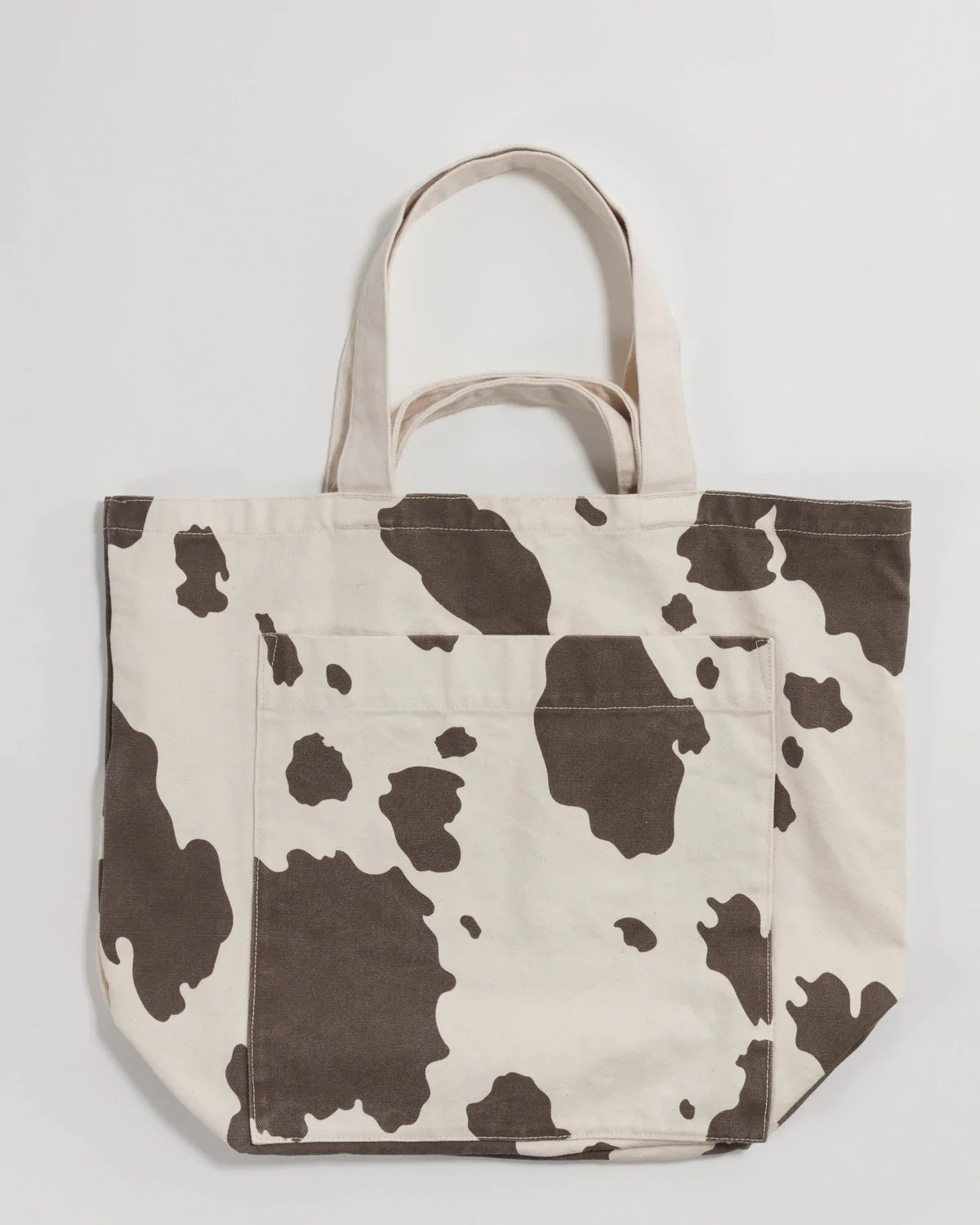 Giant Pocket Tote - Brown Cow