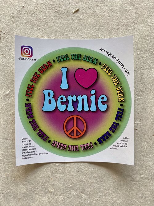Vinyl Bernie Sanders Sticker