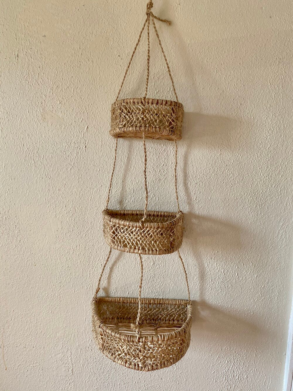 Handmade Luna Tier Hanger Basket