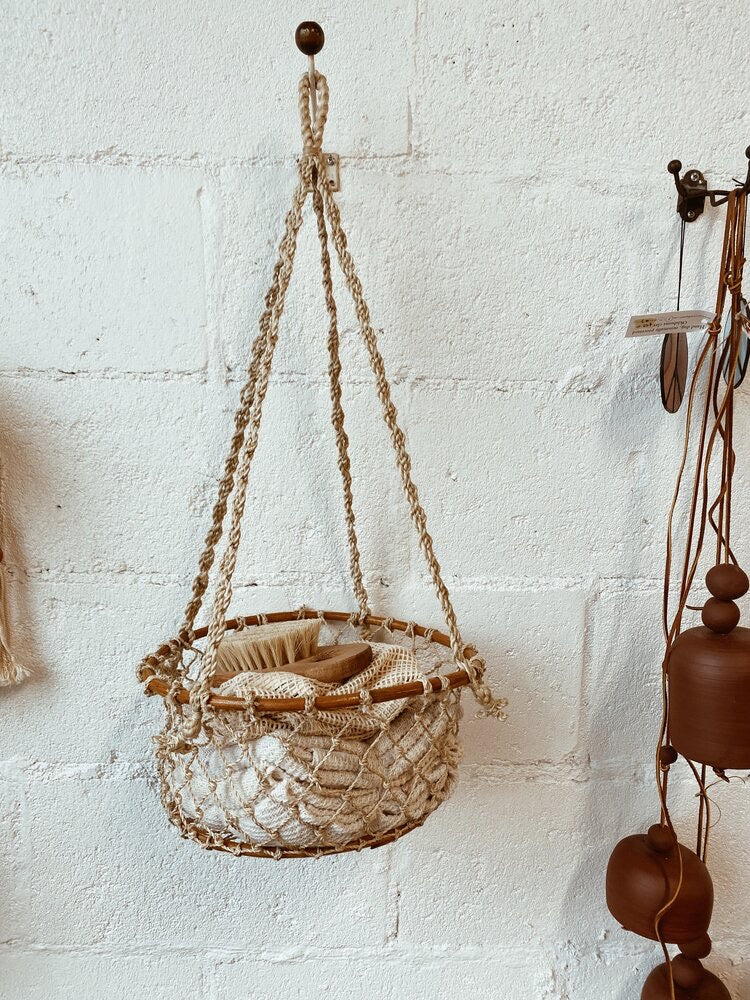 Handmade Fair Trade Single Hanging Basket