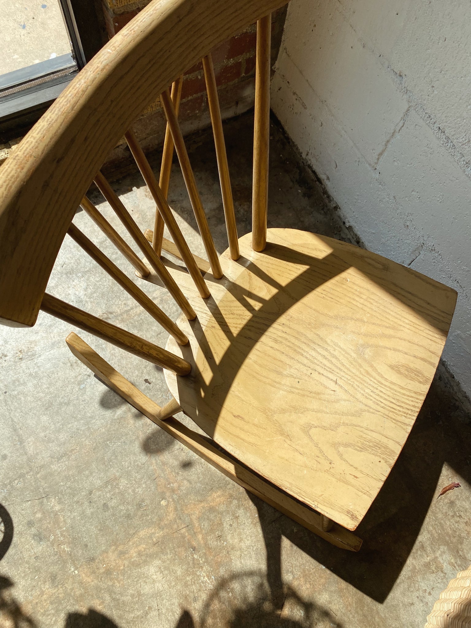 Handmade Mid-Century Rocking Chair