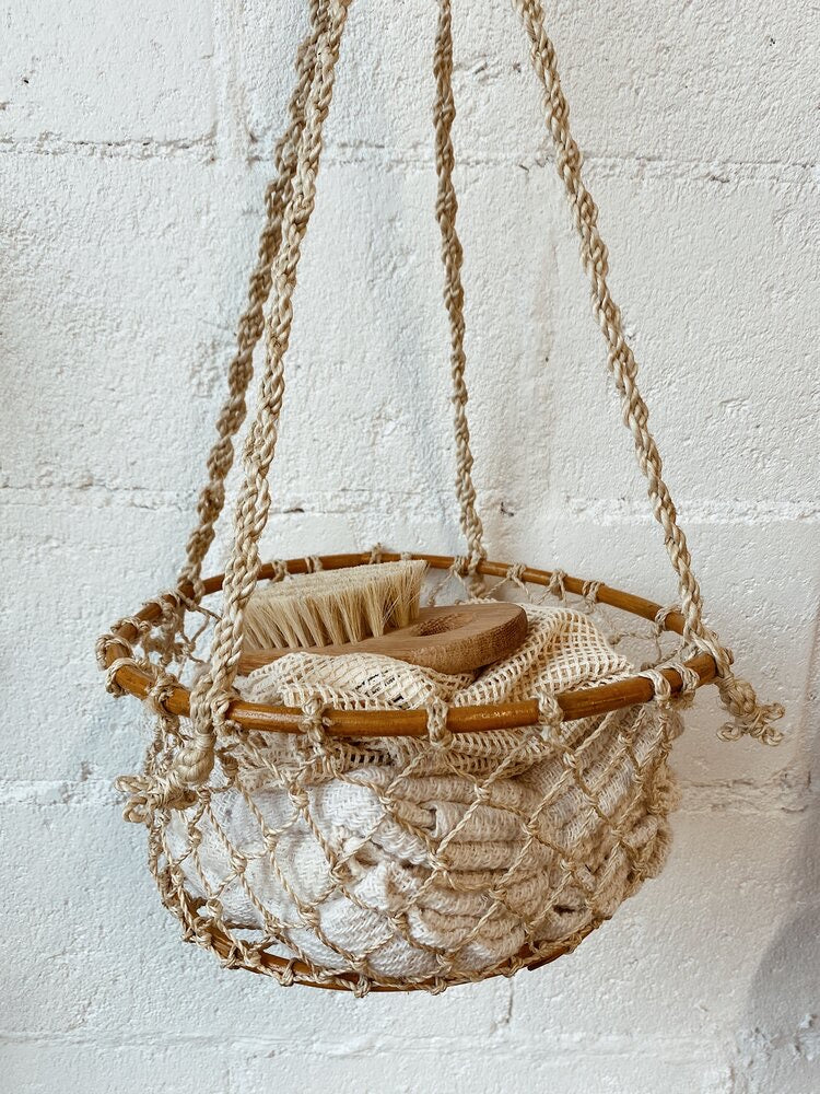 Handmade Fair Trade Single Hanging Basket