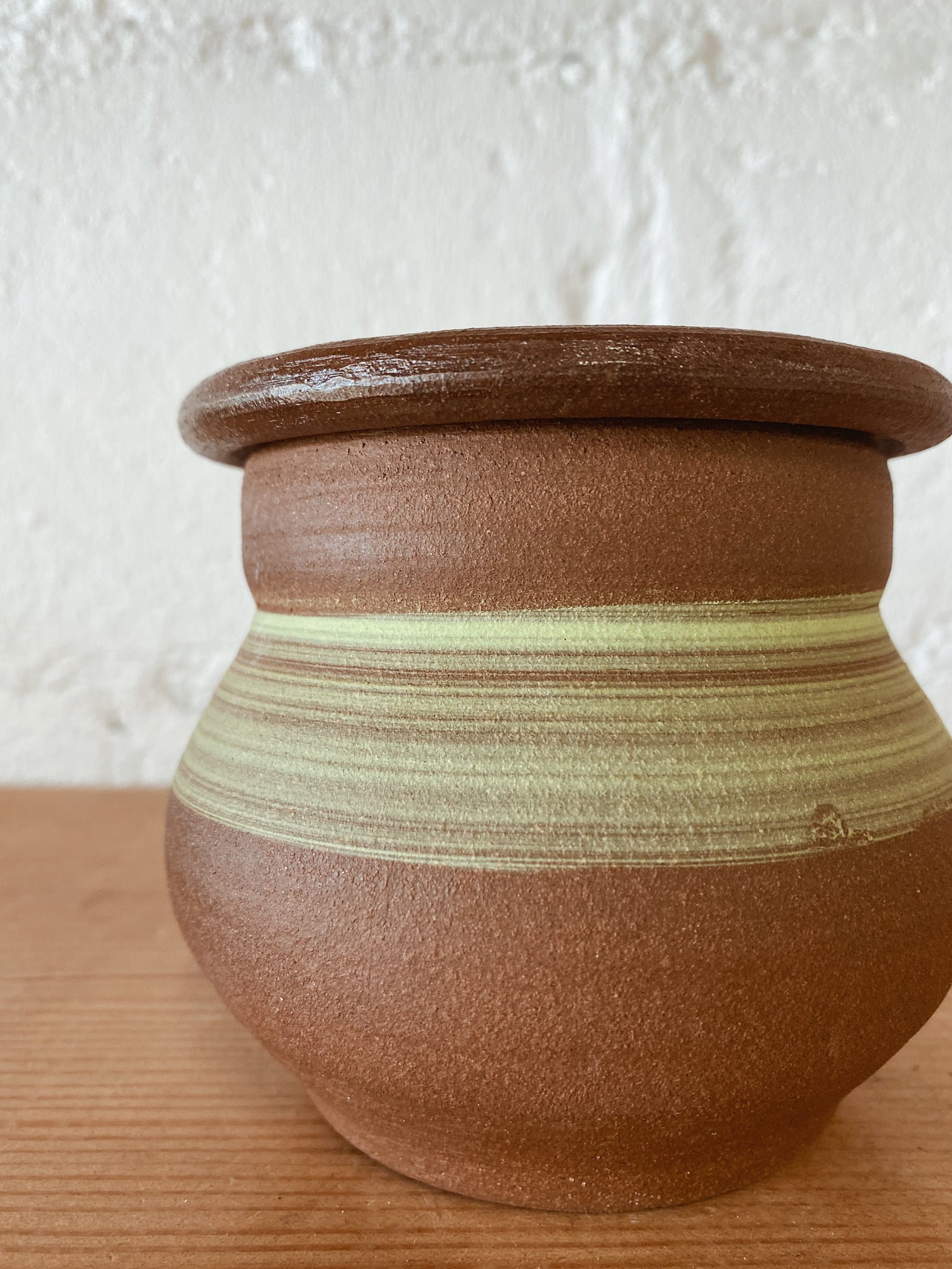 Handmade Pottery Lidded Canister