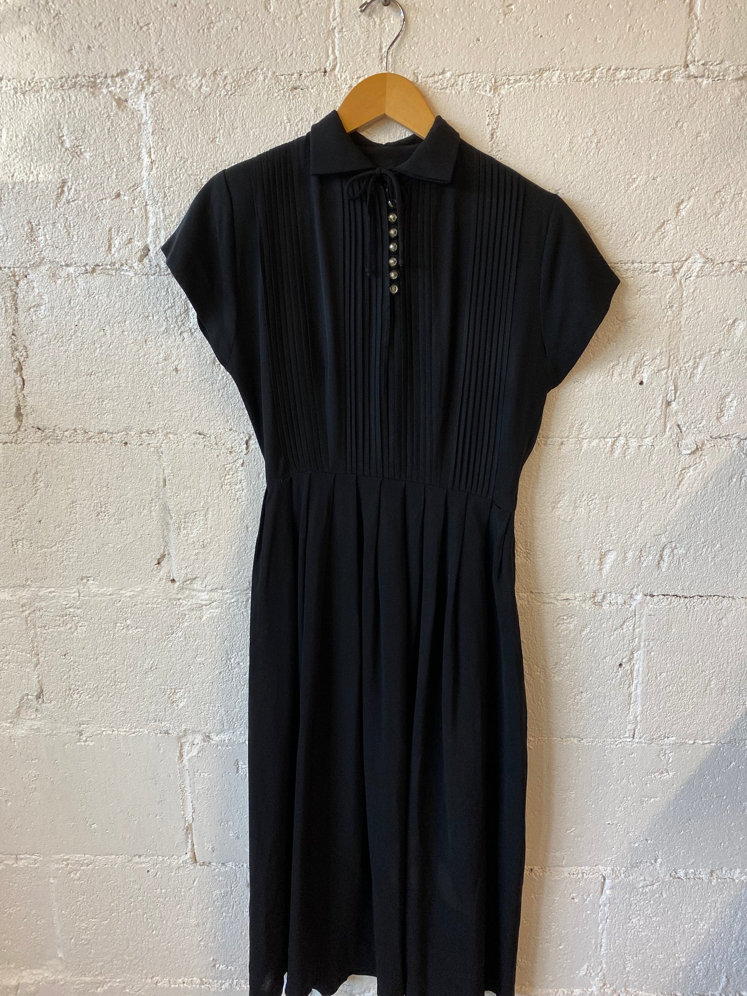 Black Semi Sheer Dress