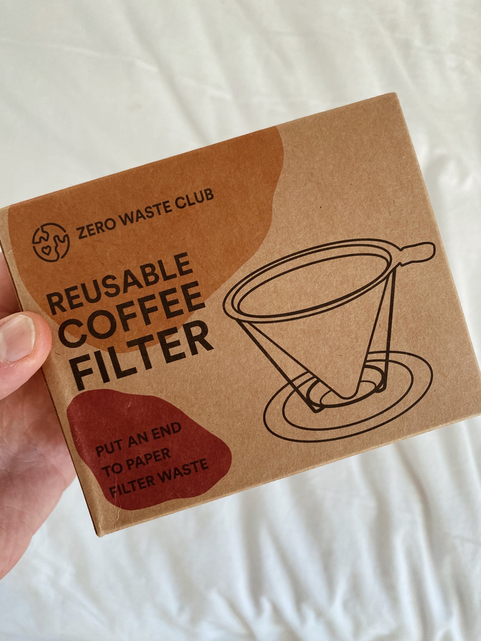 Reusable Recycled Stainless Steel Coffee Pour Over
