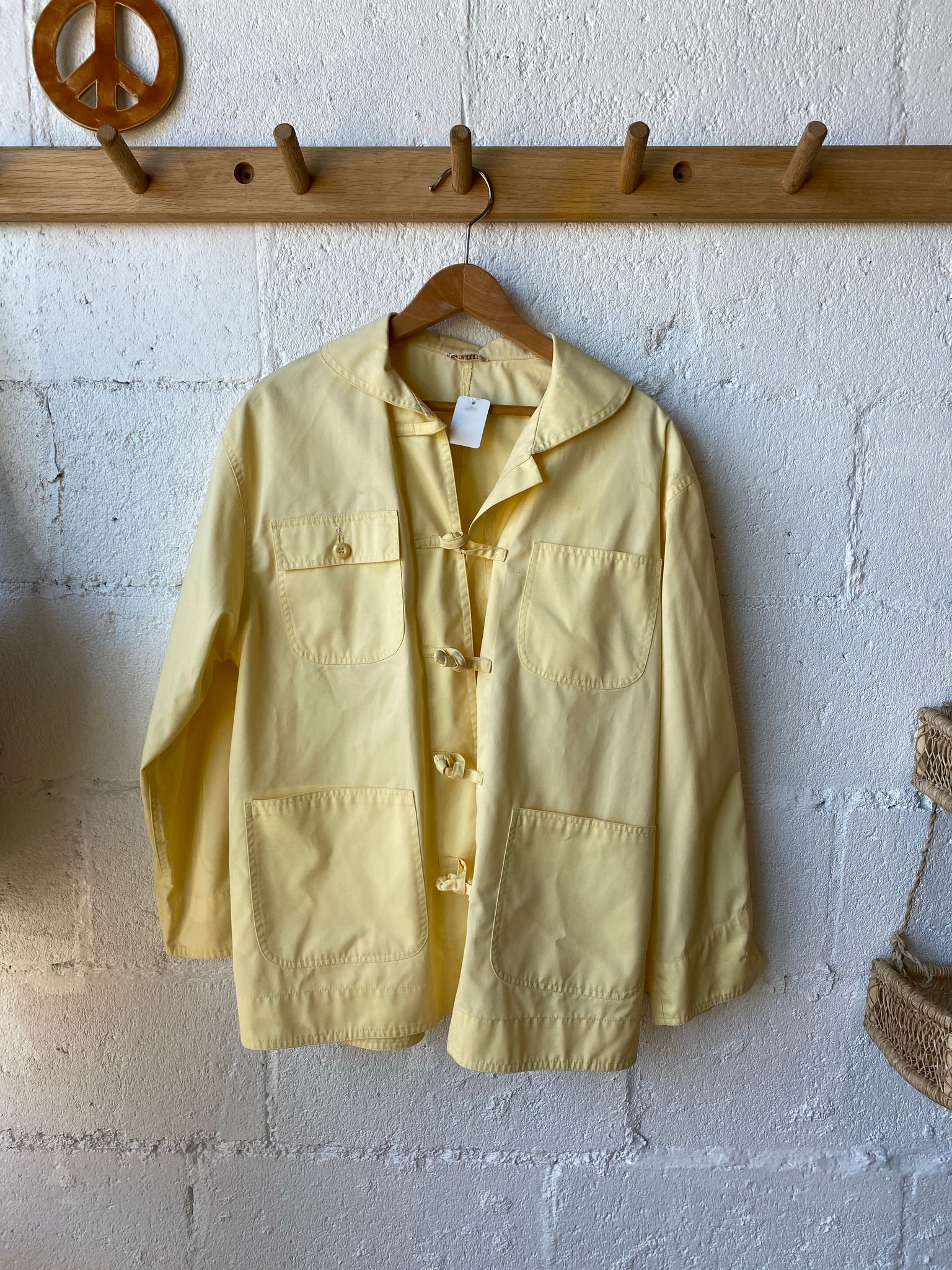 Vintage Yellow Light Jacket